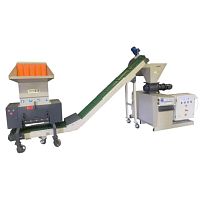 Electrical cable recycling line CR3500-15with pelletizingmetal separation