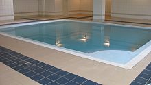 Indoor swimming pool in-groundstainless steeltiled