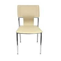 Contemporary chair REOLIDindoorleatherchrome