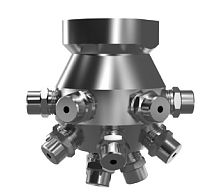 Cleaning nozzle CIP 15 for liquidsstainless steelbrass