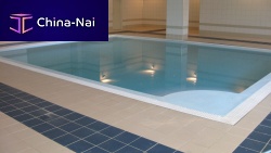 Indoor swimming pool in-groundstainless steeltiled