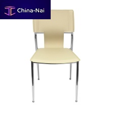 Contemporary chair REOLIDindoorleatherchrome