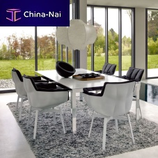 Contemporary chair Huskindoorfabricleather