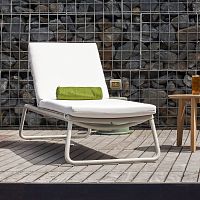 Contemporary sun lounger 100 111 CORAILfabricaluminumstackable