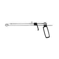 Uterine manipulator with uterine injector
