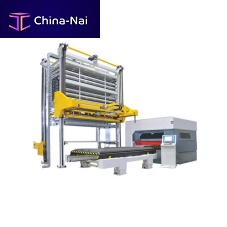 Loading and unloading system for cutting applications