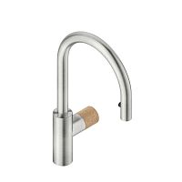 Countertop mixer tap DOX7Zstainless steelkitchen1-hole