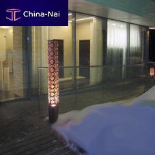 Contemporary light column TUBOperforated sheet metalhalogenoutdoor