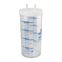 Body fluids suction jar MAK 2000autoclavable