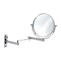 Wall-mounted bathroom mirror SPT 29contemporaryroundchrome-plated brass