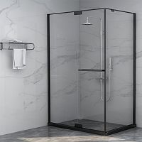 Glass shower enclosure HJL5801stainless steelswingrectangular