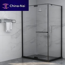 Glass shower enclosure HJL5801stainless steelswingrectangular