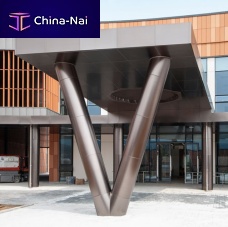 Entrance canopy INOXTEELfor patiostainless steelwith stainless steel covering