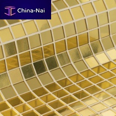 Indoor mosaic tile Gold 25outdoorpoolbathroom
