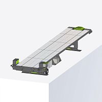 Container loading and unloading system ST-CUS40for truckstrailerunloader