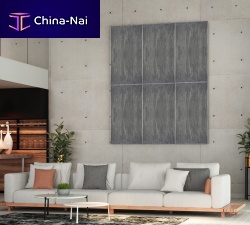 Wall-mounted acoustic panel steelrectangularprinted