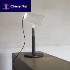 Table lamp THE SIBLINGSborosilicate glasswoodencontemporary