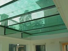 Laminated glass panel translucentroofhigh-resistance