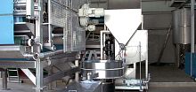 Circular vibrating screener BVS for liquids