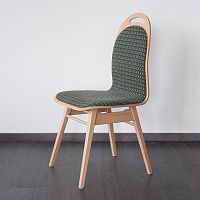 Contemporary chair ZORA indoorfabricleather