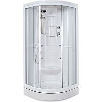 Corner hydromassage cabin MALAIKAglass