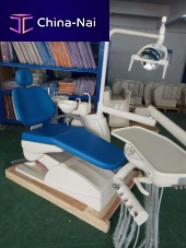 Dental unit with electric chair FD-180 with delivery systemwith LED light
