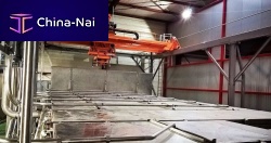 Mobile gantry crane for workshopsfor heavy loads