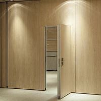 Removable partition PRESTIGEwoodencommercialfire-rated