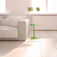 Contemporary side table METROPOLITAINsteeltriangularhome