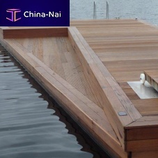 Timber dock decking