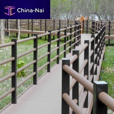 Wood-plastic composite handrail RONDO 3003for swimming pool