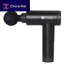 Hand-held body massager battery-powered
