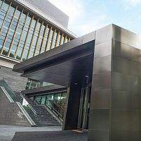 Stainless steel soffit INOXTEEL