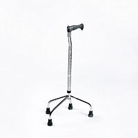 T-handle walking stick QUADquadripodheight-adjustable