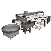 Meat slicing machine automatic