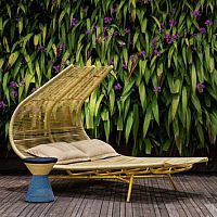 Contemporary sun lounger Amadopolyesterropealuminum