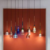 Pendant lamp I FLAUTIblown glasscontemporarycorded