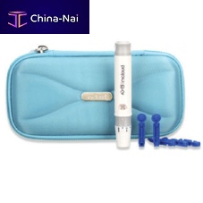 Wireless blood glucose monitor mobile phone module