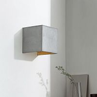 Minimalist design wall light [B3]indoorconcretecube-shaped