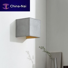 Minimalist design wall light [B3]indoorconcretecube-shaped
