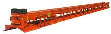 Vibrating conveyor pneumatictroughtransport