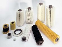 Cylindrical brush cleaningpolyester