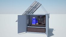 Solar DC/AC inverter modified sine wave