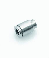 Round plug ipso 044non-threadedstainless steelnickel-plated brass