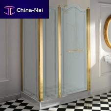 Glass shower cubicle C100SDOLwith hinged doorcornerfrosted glass
