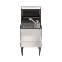 Stainless steel kitchen sink cabinet Deus 5 O101000with legsfor barcommercial