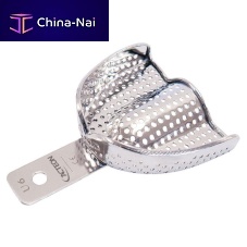 Upper dental impression tray N�3 - 66X53MMperforated