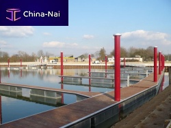 Floating dock mooringfor marinasaluminum