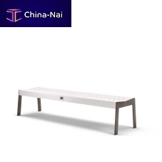 Contemporary public bench MALL ELESgalvanised steelpowder-coated steelsheet steel