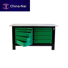 Steel workbench for workshopswith drawer